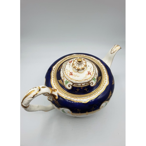 8 - H&R Daniel Fine Teapot and cover of 'Second Gadroon' shape, pattern no 4728 in perfect condition