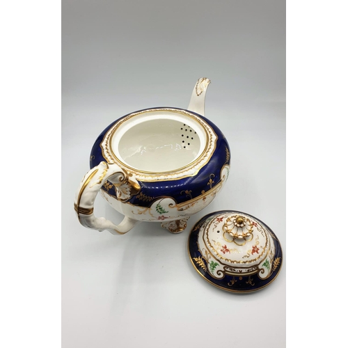 8 - H&R Daniel Fine Teapot and cover of 'Second Gadroon' shape, pattern no 4728 in perfect condition