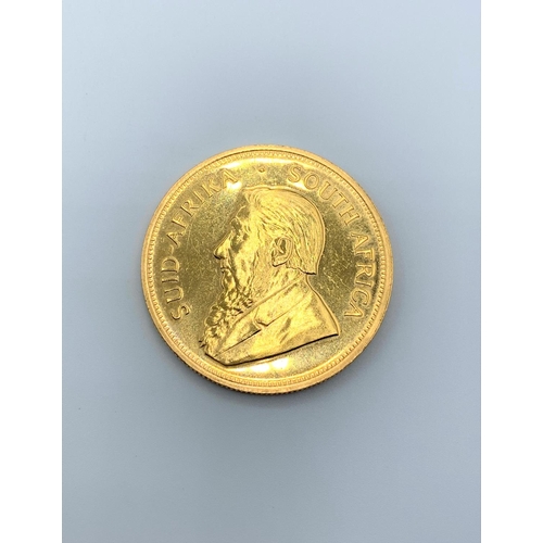 240 - Krugerrand Coin Minted in 1982 CI03 Fine Gold