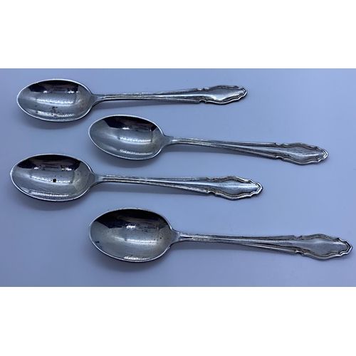 247 - 4x Silver Tea Spoons 1956, weight 52g (4)