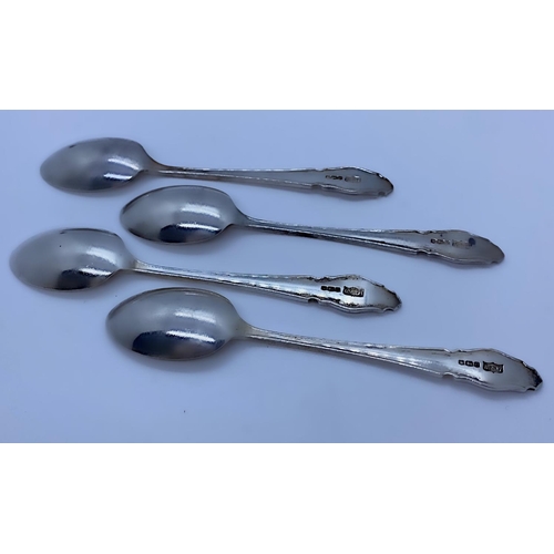 247 - 4x Silver Tea Spoons 1956, weight 52g (4)