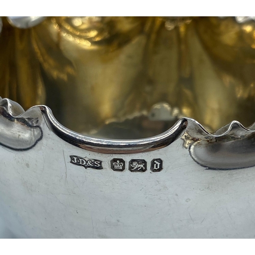 269 - Antique Silver Bowl Hallmarked Sheffield 1896 by James Dixon & Son, 10.5 x 5.5cm and weight 113g app... 