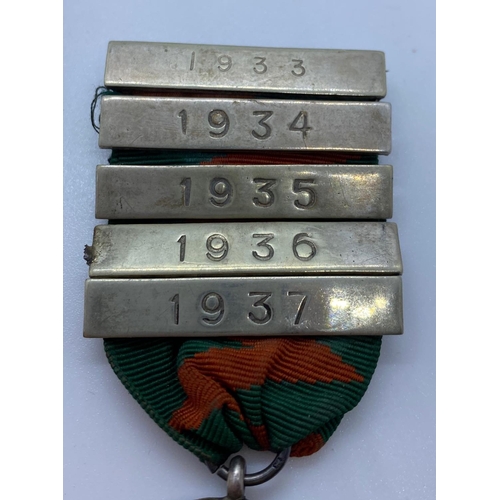 271 - 2x Vintage Driving Medals 1930s, Hallmarked Birmingham Silver (2)