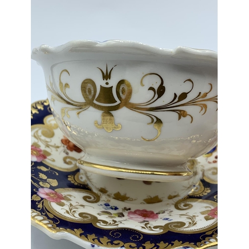 334 - H & R Daniel Cup and Saucer pattern no 4254 Baroque style in perfect condition (2)