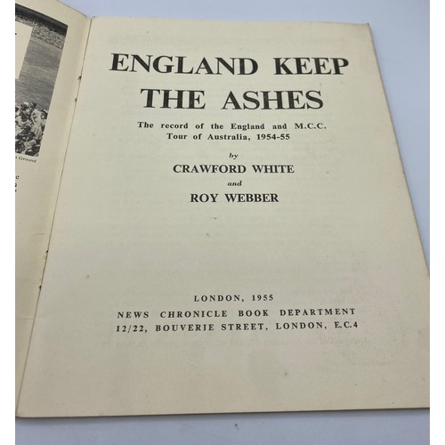 101 - England vs Australia Ashes Series Programme 1954/55, Including Score Cards.