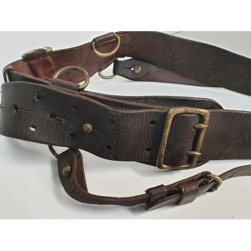 116 - WW2 British Officers Sam Browne Belt