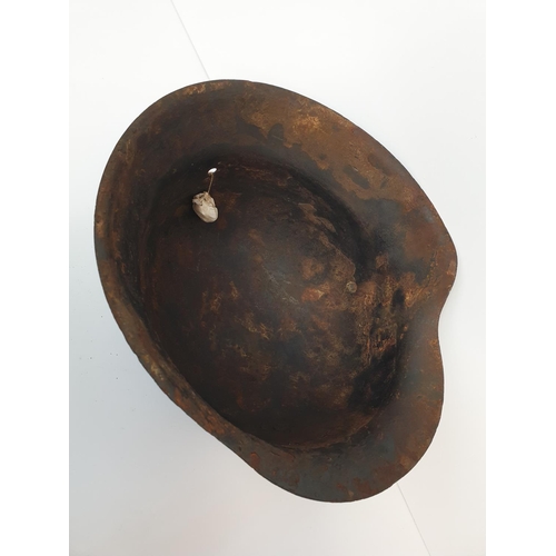 4 - WW2 German M42 Normandy Cam Helmet. No liner.