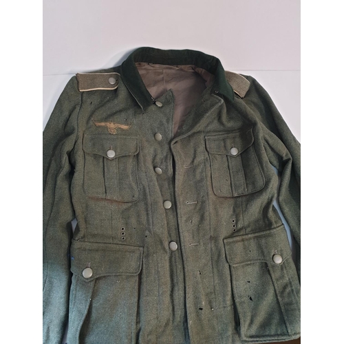 84 - WW2 German Tunic, A few little holes and moth nips here and there.