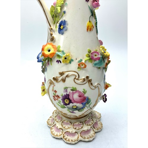 149 - H&R Daniel Ornate Floral Scent Bottle circa 1825 in good condition 28cm tall