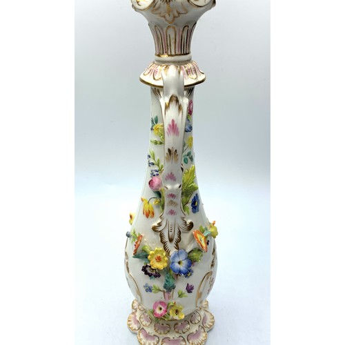 149 - H&R Daniel Ornate Floral Scent Bottle circa 1825 in good condition 28cm tall