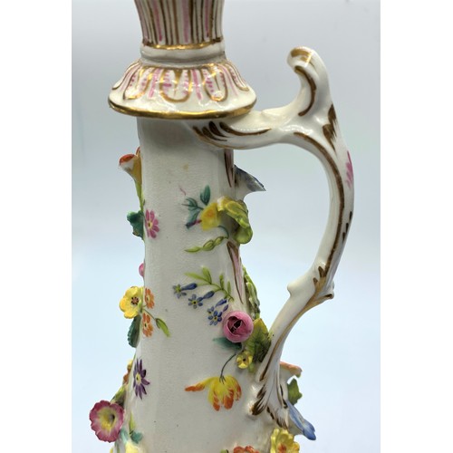 149 - H&R Daniel Ornate Floral Scent Bottle circa 1825 in good condition 28cm tall