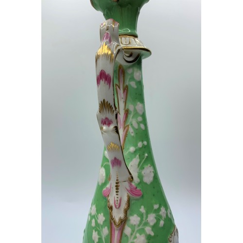 153 - H&R Daniel Scent Bottle with some pitting on glazed surface 26cm tall