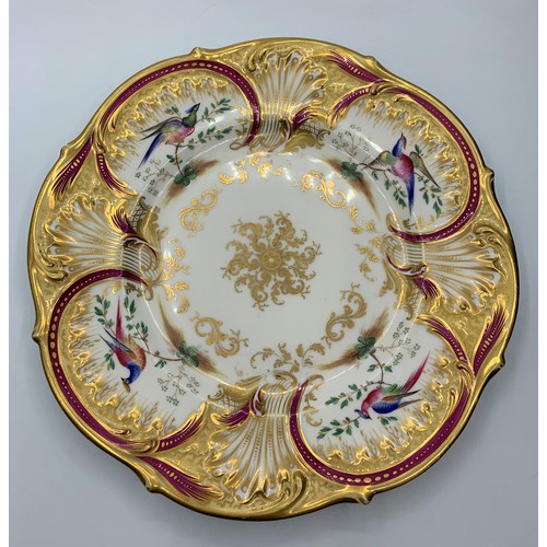 29 - H&R Daniel 'Savoy plate' circa 1840, pattern no 8751 in good condition, no restoration, 24cm diamete... 