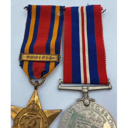 372 - Burma star with Pacific bar plus the
Campaign War Medal 1939-45.
World war 2
Original Medals with Ri... 