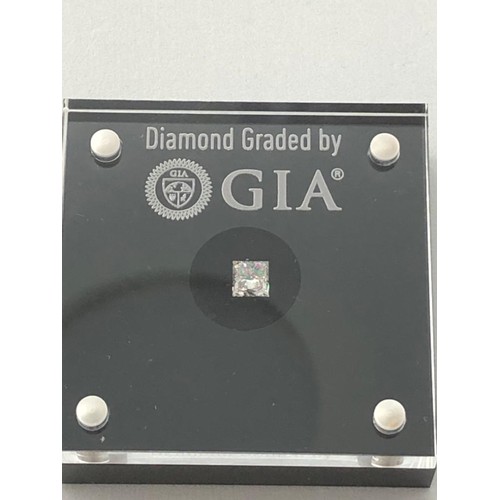 257 - 0.90ct Diamond Stone, Loose Stone Princess Cut H/SI1, GIA certificate 1347324597 (laser inscription ... 