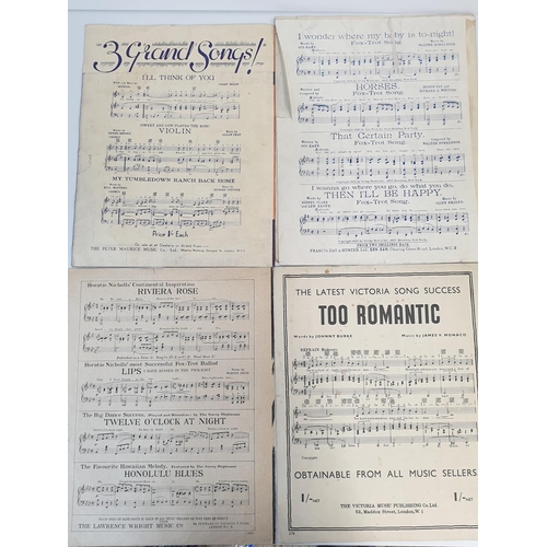 107 - Selection of Sheet Music from the 20s/30's including Vera Lynn, Henry Hall and Irving Berlin and a F... 