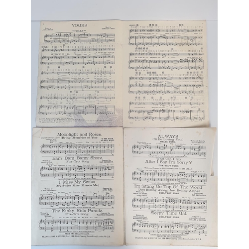 107 - Selection of Sheet Music from the 20s/30's including Vera Lynn, Henry Hall and Irving Berlin and a F... 