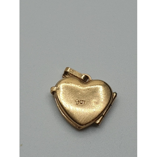 160 - Vintage 9CT Heart shaped Locket