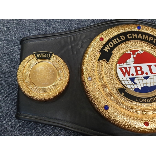 215 - W.B.U World Champion Boxing Belt