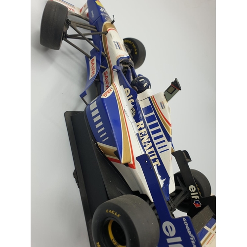 220 - First Edition Model of Damon Hills Race Car with authentic livery from 1996, no 2053, 23cm long appr... 