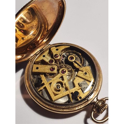 2 - Rare collection of 3x Dudley Masonic Skeleton Pocket watches series 1, 2 and 3 (3)