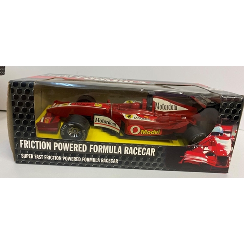 223 - 3x Boxed Formula One Race Cars, with full racing livery (3)