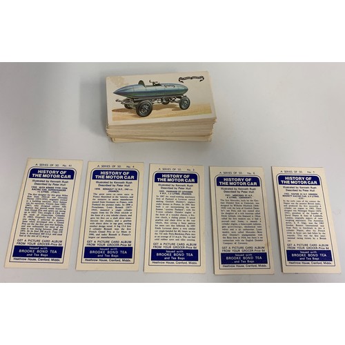 264 - 68x Brook Bond Tea Cigarette Cards 'The history of the motor car' (68)