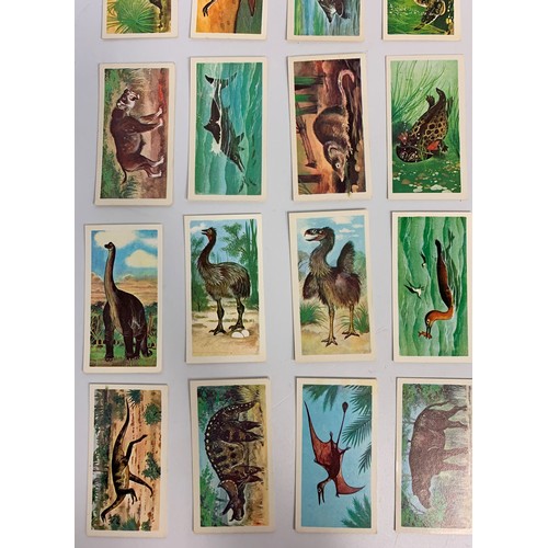 260 - 43x Prehistoric Animal Cigarette Cards from 1960's Brooke Bond Tea (43)