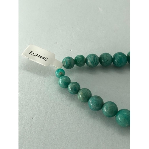 333 - Amazonite expandable Bracelet, weight 27.7g (ecn440)