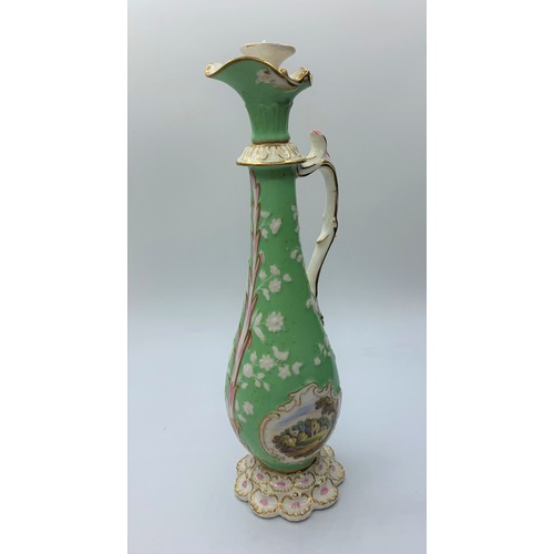 153 - H&R Daniel Scent Bottle with some pitting on glazed surface 26cm tall