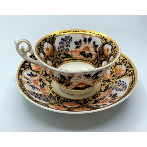 101 - Set of H&R Daniel spode's bell shape teacup, coffee cup and saucer. Pattern no.3736 in good conditio... 