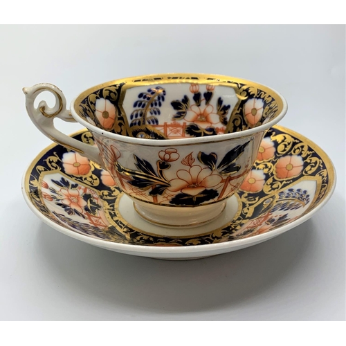 101 - Set of H&R Daniel spode's bell shape teacup, coffee cup and saucer. Pattern no.3736 in good conditio... 