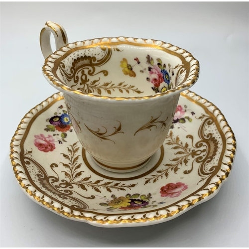 100 - H&R Daniel cup and saucer. Pattern no. 4156 in good condition.