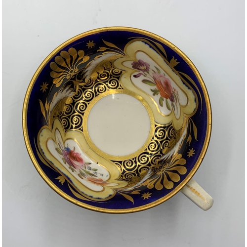 116 - H&R Daniel Etruscan shape cup and saucer. Pattern no- 5859 in good condition.