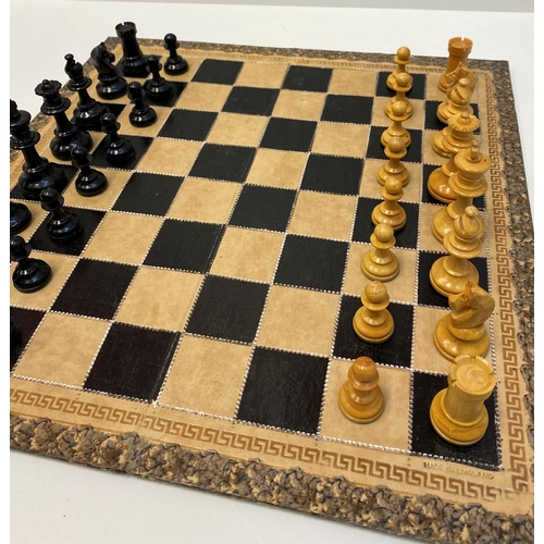 298 - 60' Chess Set with Board (Wooden)