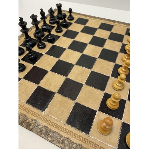 298 - 60' Chess Set with Board (Wooden)