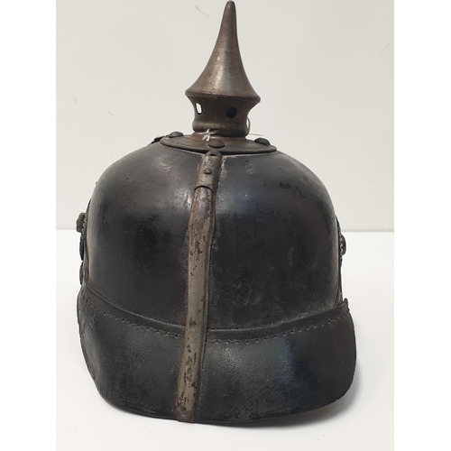 2 - WW1 Imperial German m1915 Prussian Infantry Removable Spike Pickelhaube