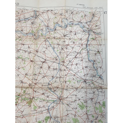 31 - 1915 Dated British War Office Fabric Map.