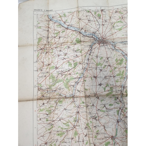 31 - 1915 Dated British War Office Fabric Map.