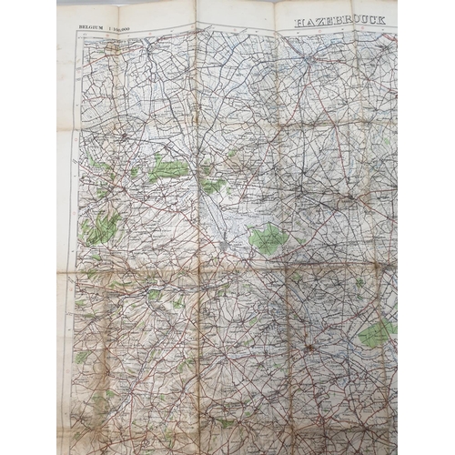 31 - 1915 Dated British War Office Fabric Map.