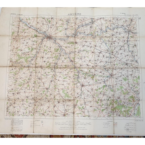 31 - 1915 Dated British War Office Fabric Map.