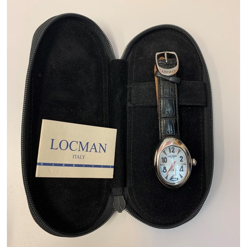 444 - A Locman ladies fashion watch made in Italy from top quality materials in original case