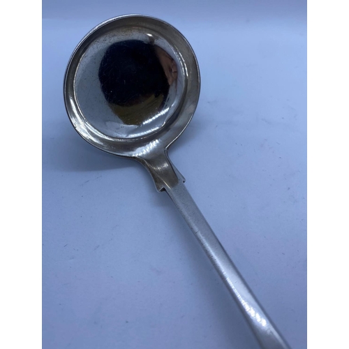 495 - A Fine Example of Victorian Scottish Silver. A Sauce Ladle with Clear Hallmark for James McKay, Edin... 