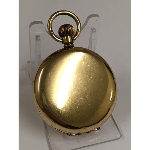 541 - Vintage Masonic Memento Mori full hunter Pocket Watch, in working order