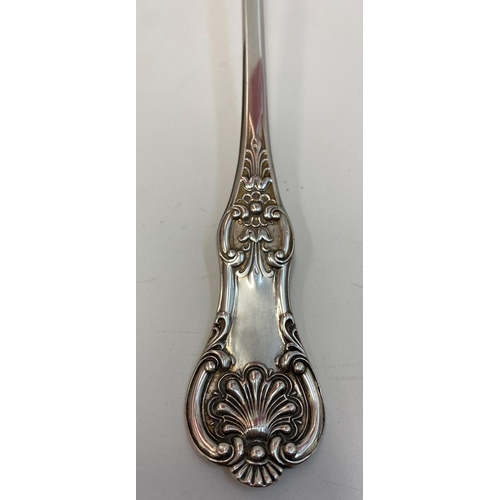 530 - Enormous Victorian Scottish Silver Cook’s Ladle. King Pattern. Clear Hallmark for Jos Haywood, Glasg... 