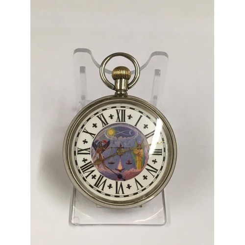 542 - Vintage Buren Masonic dial Pocket Watch in working order