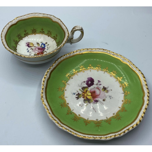 611 - Daniel second gadroon shape cup and saucer in good condition