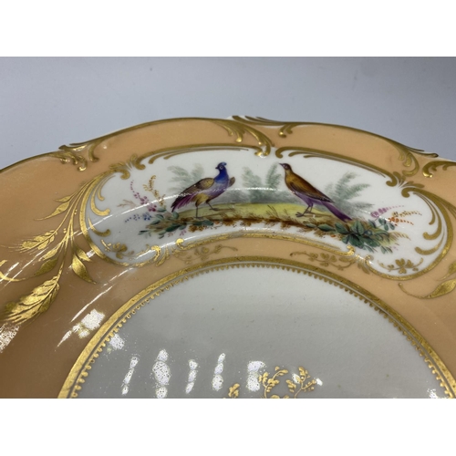 641 - H&R Daniel Rococo scroll shape plate circa 1825 in good condition