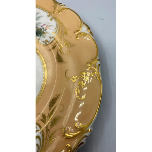 641 - H&R Daniel Rococo scroll shape plate circa 1825 in good condition