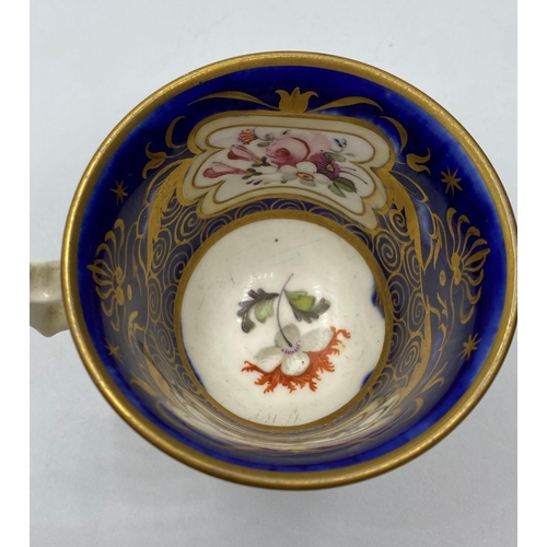 658 - H&R Daniel London shape teacup in fair condition